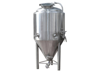 Fermenteur de bière 30l, réservoir de fermentation de bière conique avec veste à vendre