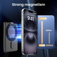 Portefeuille magnétique pop-up amélioré avec support, logo personnalisé, portefeuille de téléphone en cuir PU, porte-cartes automatique pop-up intelligent