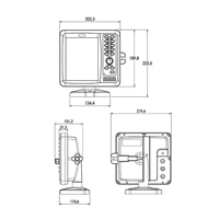 Sonar de pêche marin Onwa Kfish-7 7 TFT LCD, sondeur de profondeur à écho, sonar couleur, mesure de la taille, transducteurs en bronze, fabriqué en Chine