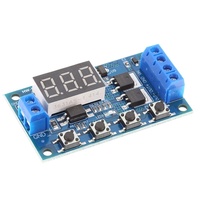 OKN423-17 DC5-36V 双MOS LED数字延时继电器触发循环定时器延时开关电路板定时控制模块DIY