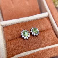 Boucles d'oreilles de luxe pour femmes en argent sterling 925 personnalisées à bon prix avec pierres précieuses naturelles pour les fêtes en gros