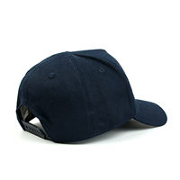 Casquettes de sport unisexes en coton à 5 panneaux, bord incurvé, couleur unie, logo brodé doré personnalisé, casquette de baseball OEM