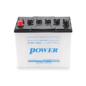 Power Storage Battery Supplier Japanese Car Starting Battery Best 12v 60ah Lead Acid Truck Battery