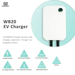 7.2KW Electric Home Car Charger EV Wallbox 32A Wifi APP Electric Vehicle Charging Station