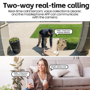 Cámara IP 4K de 5MP, Cámara de Vigilancia Inteligente para el Hogar, <span class=keywords><strong>DVR</strong></span>, Cámara Exterior Inalámbrica Wifi, Visión Nocturna, Cámaras de Seguridad CCTV con Inteligencia Artificial - Product Image 2