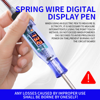 Yunfly Digital Battery Voltage Tester 6V-120V LCD Display (1.5% +5) Accuracy Detection