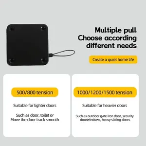 Wholesale Smart Home Punch-free Automatic Sensor Door Closer for All Doors Punch-Free Drawstring <b>Bracket</b> - Product Image 3