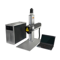 Mini machine de marquage au laser à fibre 30W 50W Raycus MAX Graveur métallique pour PVC Plastique Acier inoxydable Aluminium