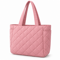 Sac fourre-tout matelassé personnalisé en polyester pour femme, idéal pour le quotidien, le travail, le shopping, grande capacité, léger, sac à bandoulière matelassé