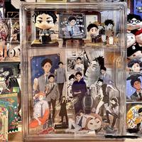 Boîte de rangement de bureau, vitrine transparente en acrylique, anti-poussière, grande capacité, pour figurines