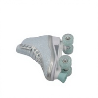 Chaussures de roller professionnelles à quatre roues en PU pour enfants, patins à roulettes d'extérieur