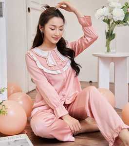 Pregnancy Maternity Set Vertical Zipper for <b>Baby</b> Breastfeed Pants Pearl Silk Elastic <b>Bow</b> Collar B508 Breathable Minimalist - Product Image 4