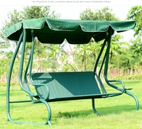 Vente en gros de chaise à trois places pour adultes chaise à balancier réglable en acier chaise à balancier de jardin en métal pour patio extérieur de l'hôtel