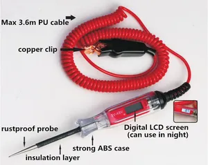 Universal 3-48V Automotive Digital <strong>Circuit</strong> <strong>Tester</strong> Voltage Meter Pen Car Truck <strong>Circuit</strong> Scanner with Power Probe Diagnostic Tool - Product Image 3