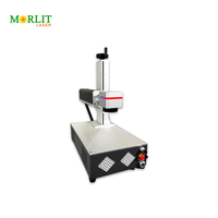 Machine de marquage et de gravure au laser à fibre miniature 20W/30W/50W/100W avec système de refroidissement par air CNC Sino Galvo pour matériaux métalliques et non métalliques