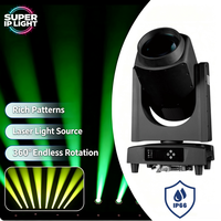 Projecteur laser mobile 300W, faisceau lumineux, étanche IP66, 0.72 °   Projecteur DMX512 RDM à 19 Gobos et 14 Couleurs pour Événements Scéniques Extérieurs