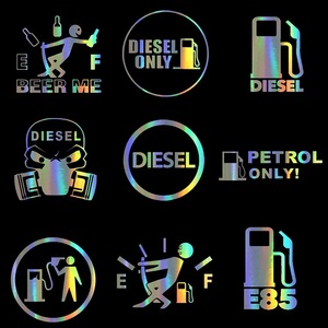 Calcomanías adhesivas para coche con logotipo personalizado, tanque de vinilo divertido, gráficos de carga, decoraciones personalizables directas de fábrica para coche - Product Image 1