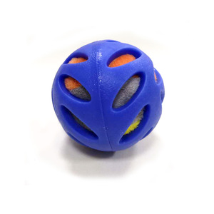 Nouveau jouet pour chien en caoutchouc TPR durable, balle creuse élastique de taille moyenne, idéal pour taquiner les chiens et autres accessoires pour animaux de compagnie. - Product Image 3
