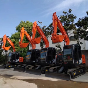 Mini-excavatrice sur chenilles d'occasion Hitachi ZX70 authentique de 7 tonnes pour travaux municipaux - Product Image 5