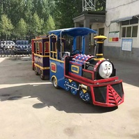 Train électrique touristique sans rails fabriqué en usine avec pare-soleil pour les zones touristiques
