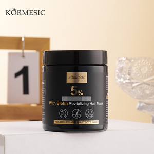 KORMESIC Marque Privée 250g Masque Capillaire Bio à la Biotine Activant la Croissance des Cheveux, Réparateur, Anti-Pelliculaire, Anti-Démangeaisons, Soin Capillaire Professionnel - Product Image 1