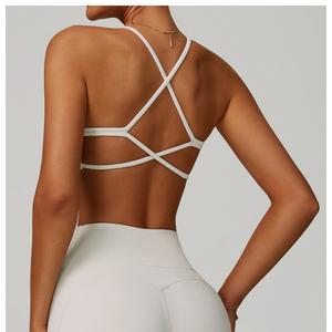 Conjunto Deportivo Sexy de Dos Piezas para <span class=keywords><strong>Mujer</strong></span>, Estilo Deportivo, de Alta Resistencia, Color Caqui, con Sujetador Deportivo Personalizado - Product Image 6