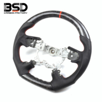 Volant sport personnalisé en fibre de carbone pour Mitsubishi Outlander Pajero V73 V93 V97 Montero