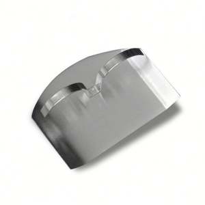 Protecteur de doigt en acier inoxydable écologique USSE, logo personnalisé, modèle USSE-FG 005 pour couteaux de découpe, 6,3x5 cm, emballage en sachet OPP - Product Image 6