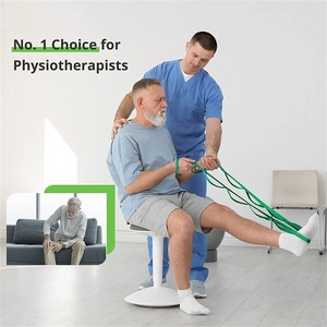 Bandes d'exercice élastiques multi-anneaux, résistance moyenne, pour yoga, physiothérapie, étirements, fitness, hommes et femmes - Product Image 1