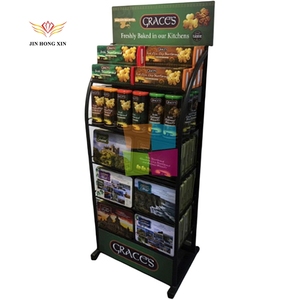 5 Legt Metalen Draad Mand Snoep Aardappel Chip Rack Snacks Display Stand Voor Markt - Product Image 1