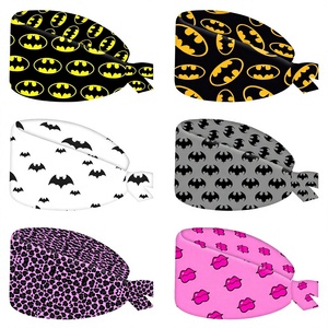 Gorros de Enfermera para Mujer, Gorros de Enfermería con Botón Ajustable, Gorros Quirúrgicos Elásticos, Colores Bonitos, Estampados, de Vaslcare - Product Image 1