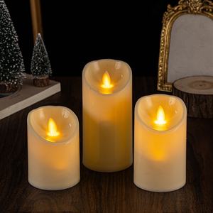 Nhựa LED Điện nhấp nháy simulated ngọn lửa nến Bộ với bộ đếm thời gian bán buôn Nhà cung cấp - Product Image 2