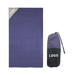 Toalla deportiva de microfibra de gamuza grande con logotipo personalizado promocional de sublimación - Product Image 2