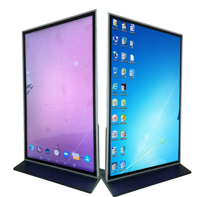 Machine publicitaire LCD moniteur à écran tactile infrarouge de 75 pouces avec