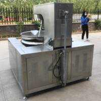 Marmite de cuisson électrique en acier inoxydable 304 avec agitation automatique pour soupes et bouillies, nouvelle pour l'utilisation en usine de conditionnement.
