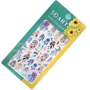 Gran oferta, calcomanías de Arte de <span class=keywords><strong>uñas</strong></span> tridimensionales con estampado en relieve 5D barroco, <span class=keywords><strong>pegatinas</strong></span> adhesivas florales pequeñas <span class=keywords><strong>para</strong></span> manicura de copos de nieve de plástico - Product Image 4