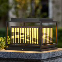 Highlux 2025 nouveau pilier de LED en acier inoxydable allume le prix de vente chaud avec l'ampoule 12W E27 de luminosité élevée pour l'éclairage de paysage