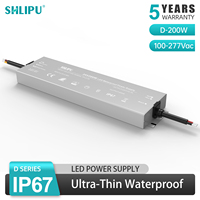 Alimentation électrique étanche IP67 DC 12V 24V 48V 40W 60W 100W 150W 200W 300W à tension constante pour bandes LED