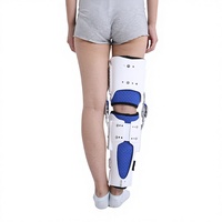 Exosquelette orthopédique universel de qualité médicale en plastique avec stabilisateur de genou réglable pour l'assistance à la marche