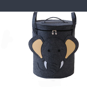 Lavabile cartone animato bambini feltro <span class=keywords><strong>cesto</strong></span> organizzatori di biancheria vari secchio per bambini feltro <span class=keywords><strong>cesto</strong></span> di stoccaggio per bambini frutta - Product Image 5