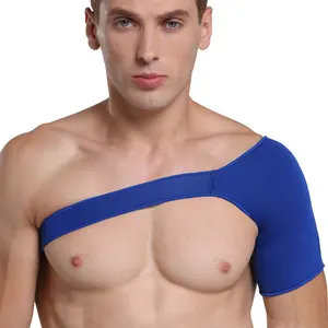 blue unisex free size fitness training injury prevention orthopedic arthritis safety shoulder support brace corrector protector