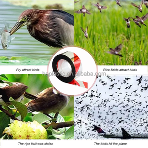 Nastro di allarme riflettente <span class=keywords><strong>per</strong></span> uccelli deterrente nastro repellente <span class=keywords><strong>per</strong></span> uccelli <span class=keywords><strong>per</strong></span> forniture frutteto argento rosso argento verde - Product Image 6