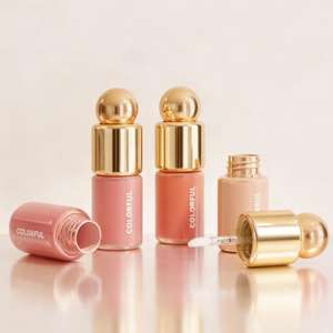 Tube Lipgloss Bentuk Bola Jinze Desain Lucu 2.1ml/3.5ml dengan Tongkat Tebal dan Ramping Kemasan Plastik <span class=keywords><strong>Lip</strong></span> Glaze - Product Image 2