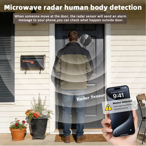 Interphone de sécurité intelligent 3MP ICam365 avec détection de mouvement par radar, caméra WiFi pour porte d'entrée, <span class=keywords><strong>vision</strong></span> <span class=keywords><strong>nocturne</strong></span> pour la maison - Product Image 3