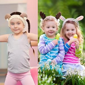 Manufacturer Cute Animal Spa Headband Cute Bunny Cartoon Wash Face Makeup Hair Band Headband Hair Decoration Wholesale - Product Image 4