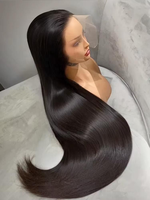 Mèches de cheveux humains indiens Remy lisses, 100 % naturels, double trame machine, 100 g, peuvent être décolorées, teintes et permanentées