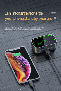 หูฟังไร้สาย TWS รุ่น YD05 พร้อมพาวเวอร์แบงค์ หน้าจอแสดงผลแบบดิจิตอล LED ช่องเสียบ Type-C บลูทูธ V5.3 ขายส่ง - Product Image 3