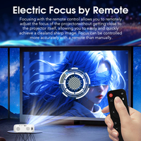 Proyector HY800 portátil 1080P inteligente Mini portátil Android Real obturador 3D 4K Android 11,0 WiFi Home Theater Video proyector LCD
