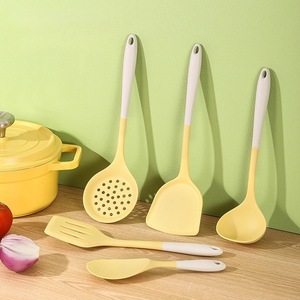Ensemble d'ustensiles de cuisine en silicone, 5 pièces, résistant à la chaleur, sans BPA, de qualité alimentaire, pour frire, remuer, servir - Product Image 1