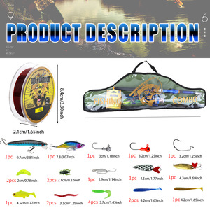 New 2.7m Blue Glass Steel <strong>Sea</strong> Fishing Rod Set with Remote Throwing Function Batch Full Transparent Bag Packaging - Product Image 3